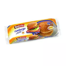 Булочки для амбургеров с кунжутом Roberto 6 шт 300
