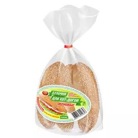 Булочки для хот-догов зерновые Волжский пекарь 3 шт по 40