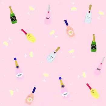 Бумага для подарков Be Smart 70х100 см, Коллекция "Party", игристое