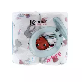 Бумага туалетная kartika merd 4р по 200л 3сл World cart