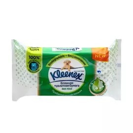 Бумага туалетная влажная Kleenex скинкайнд, 38 шт