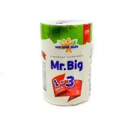 Бумажные полотенца Мягкий знак Mr Big 1 рулон