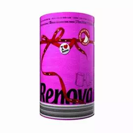 Бумажные полотенца Renova Red Label Fucsia 1 рулон