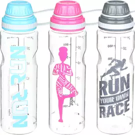 Бутылка для воды Mercanlar ege 750мл с крышкой в ассортименте