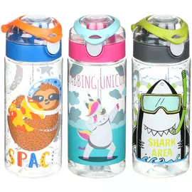 Бутылка для воды Mercanlar mini saga 500мл с крышкой в ассортименте