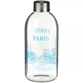 Бутылка стеклянная Everblooming Paris 900 мл