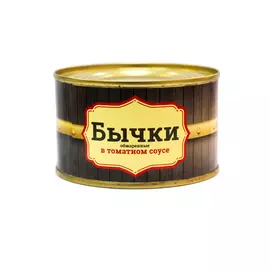 Бычки обжаренные Море Внутри В томатном соусе 240 г