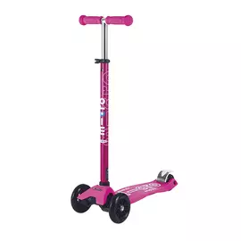 Cамокат maxi micro deluxe розовый неон MICRO