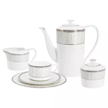 Cервиз чайный Anna Lafarg Emily Баккара 21 предмет 6 персон