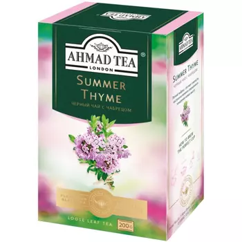 Чай Ahmad Tea чёрный Летний чабрец 200 г