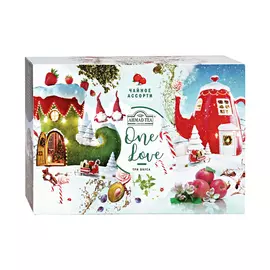Чай Ahmad Tea One Love Ассорти 3 вкуса по 25 пакетиков