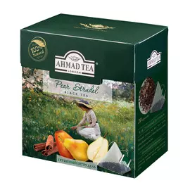 Чай Ahmad Tea Pear Strudel черный 20 пакетиков