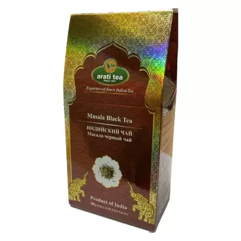 Чай Arati Tea Черный Ассам масала, 80 г