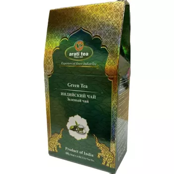 Чай Arati Tea Зеленый Ассам, 60 г