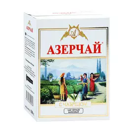 Чай Азерчай черный байховый с чабрецом 100 г