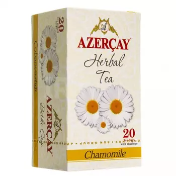 Чай Азерчай зеленый ромашка 1,8 г х 20 пакетиков