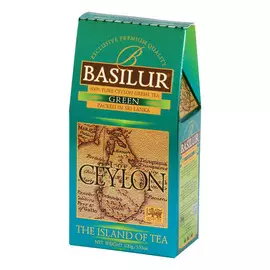 Чай Basilur Чайный остров Цейлон Зеленый OPA 100 г