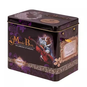 Чай Chelton Музыкальная шкатулка Вальс черный 100 г жестяная банка