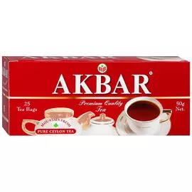 Чай черный Akbar 25х2 г