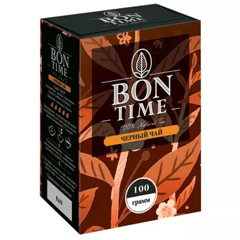 Чай черный Bontime чай листовой, 100 г