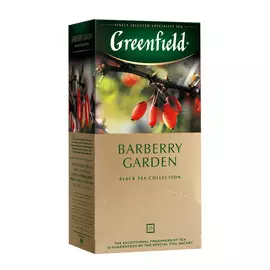 Чай черный Greenfield Barberry Garden листовой 25х2 г