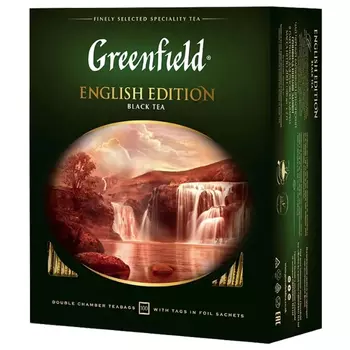 Чай черный Greenfield English Edition 2 г х 100 пакетиков