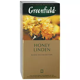 Чай черный Greenfield Honey Linden с липой и медом 25 пакетиков