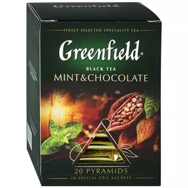 Чай черный Greenfield Mint &amp; Chocolate 20 пакетиков