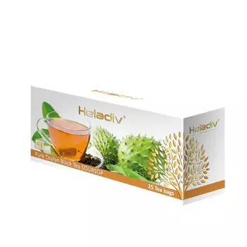 Чай черный Heladiv Black Tea Soursop, 25 шт