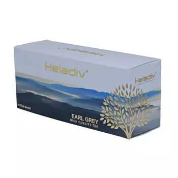 Чай черный Heladiv Earl Grey с бергамотом, 25 шт