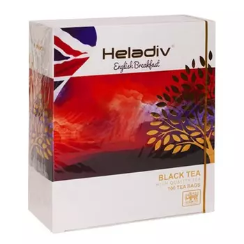 Чай черный Heladiv English Breakfast, 100 шт