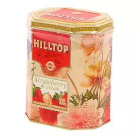 Чай черный Hilltop "Strawberry with Cream" 100 г