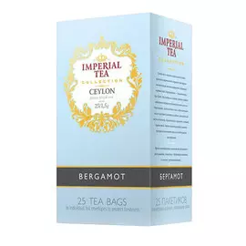 Чай черный Imperial Tea Collection Бергамот 25 пакетиков