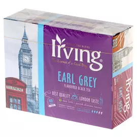 Чай черный Irving Earl Grey, 100 пакетиков