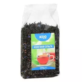 Чай черный Kejo foods Княгиня Ольга, крупнолистовой, 200 г