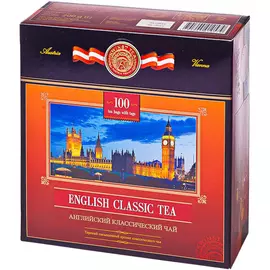 Чай черный Kwinst Английский классический 100 пакетиков