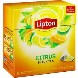Чай черный Lipton Citrus Tea 20х1,8 г