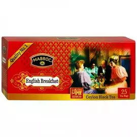 Чай черный Mabroc Английский завтрак 25х2 г