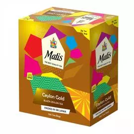 Чай черный Matis Золото Цейлона 100х2 г