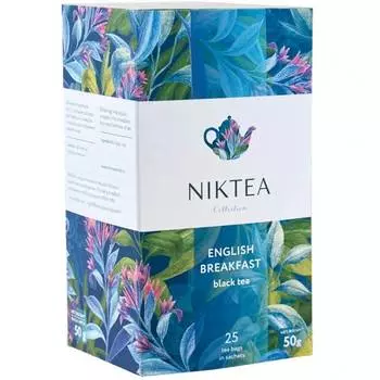 Чай черный Niktea Английский завтрак 25 x 2 г
