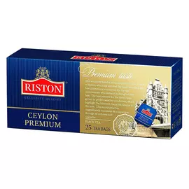 Чай черный Riston Ceylon Premium 25 пакетиков