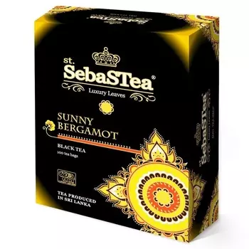 Чай черный SebaSTea Sunny bergamot 100 шт