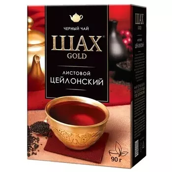 Чай черный Шах Gold Цейлонский 90 г