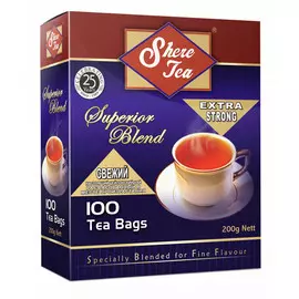 Чай черный Shere Tea синяя пачка 100х2 г