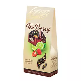 Чай черный TeaBerry Клубничный бергамот 100 г