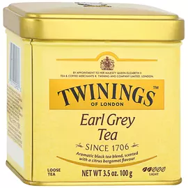 Чай черный Twinings Earl Grey с ароматом бергамота 100 г