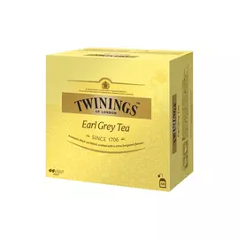 Чай черный Twinings Earl Grey с ароматом бергамота 50 пакетиков