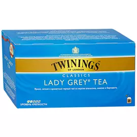 Чай черный Twinings Lady Grey Tea 25 пакетиков