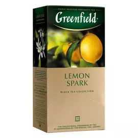 Чай чёрный Greenfield Lemon Spark 25х2 г