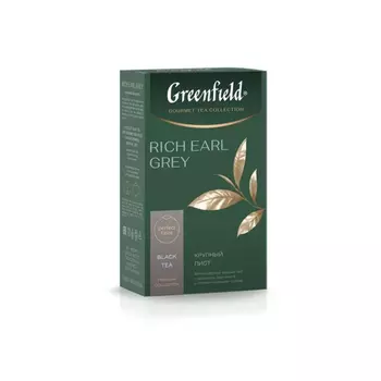 Чай чёрный Greenfield листовой рич эрл грей 100 г